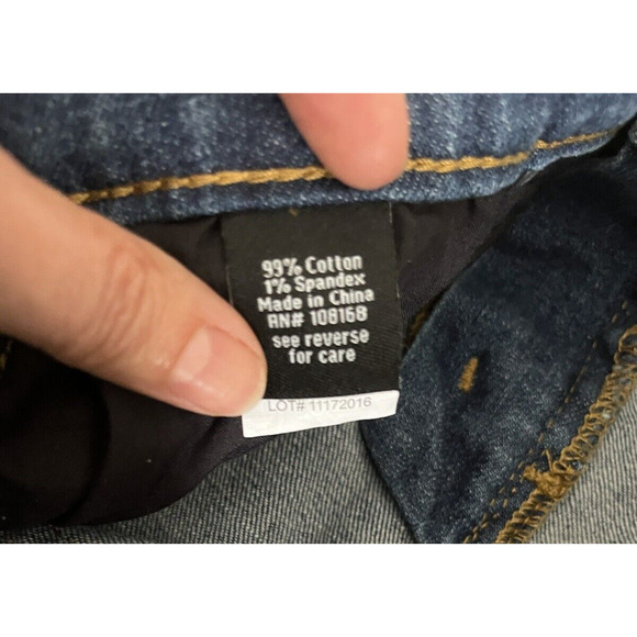 RSQ Boys Tokyo Super Skinny Jeans Medium Wash Blue Whiskered Size 14 New - Picture 9 of 10